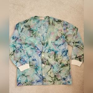 Handmade scrub jacket. Medium